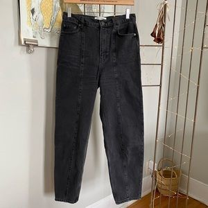 Reformation high rise kris curved Jean